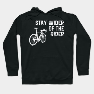 Stay Wider Of The Rider Cycling Hoodie